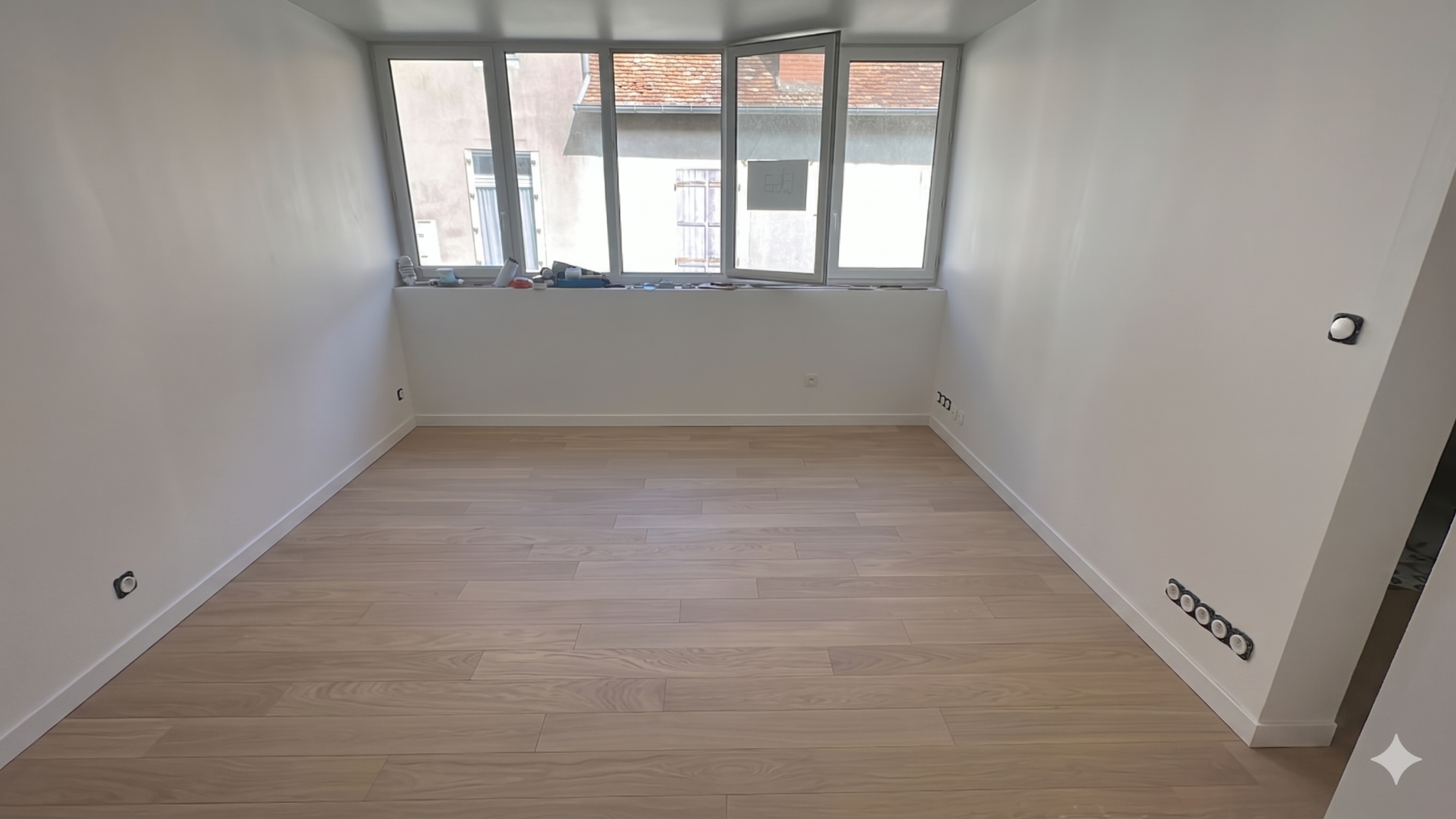 Pose de parquet massif